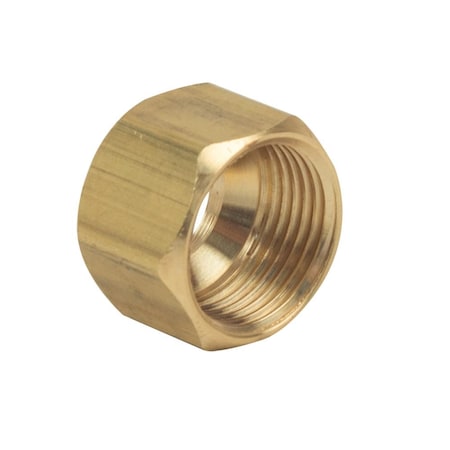 Thrifco Plumbing No. 61-C 3/8 Inch Lead-Free Brass Compression Nut 2/Pack 4401057